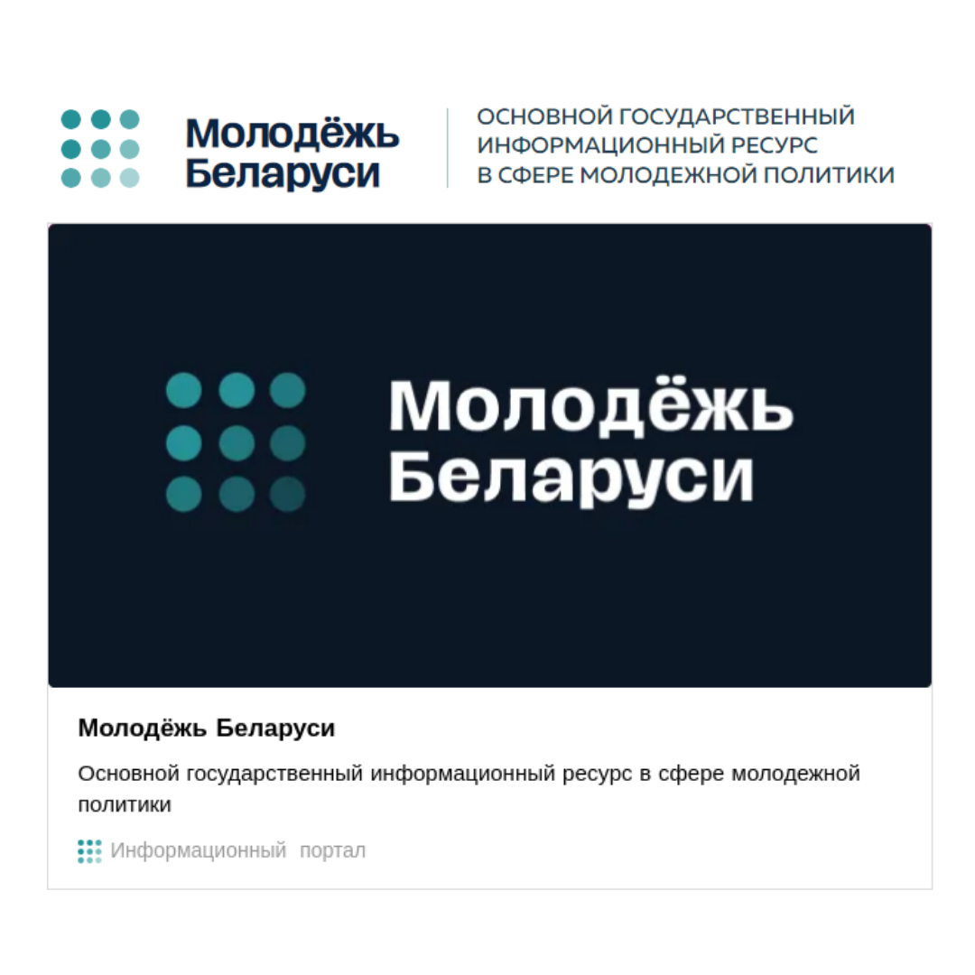 ОСНОВНОЙ ГОСУДАРСТВЕННЫЙ ИНФОРМАЦИОННЫЙ РЕСУРС В СФЕРЕ МОЛОДЕЖНОЙ ПОЛИТИКИ